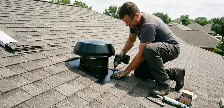 Roof Vent Fan Installation in Roswell