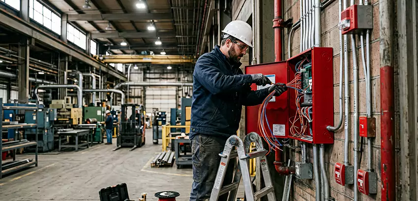 Industrial Fire Alarm Installation in Roswell