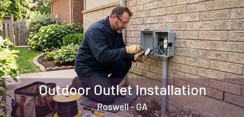 Outdoor Outlet Installation Roswell - GA